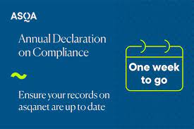 ASQA compliance update
