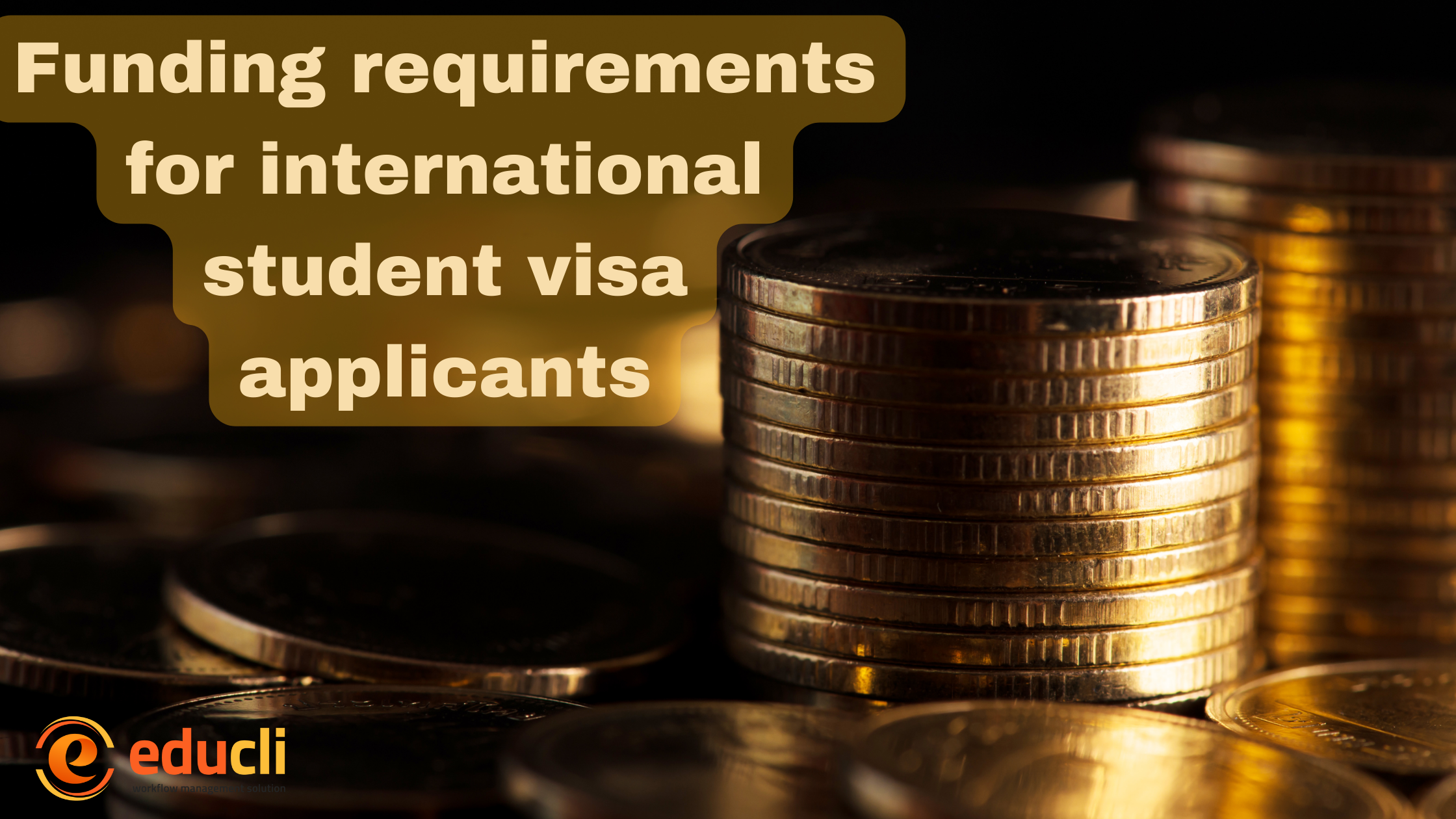 Funding requirements for international student visa applicants