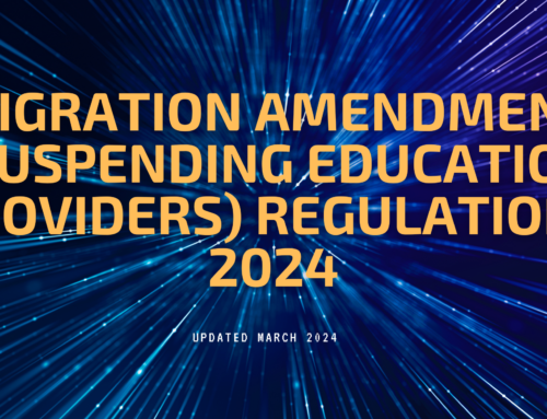 Migration Amendment (Suspending Education Providers) Regulations 2024