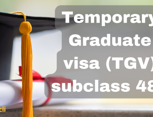 485 Temporary Graduate visa (TGV)