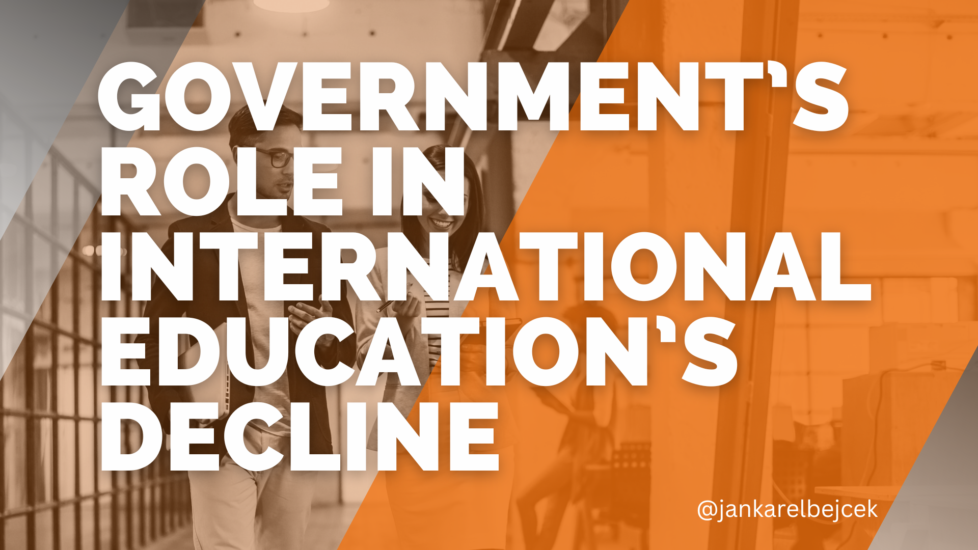 The government’s role in international education’s decline