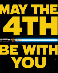 May the 4th be with you!