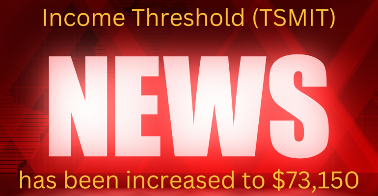 TSMIT  increased to $73,150 from 1 July 2024