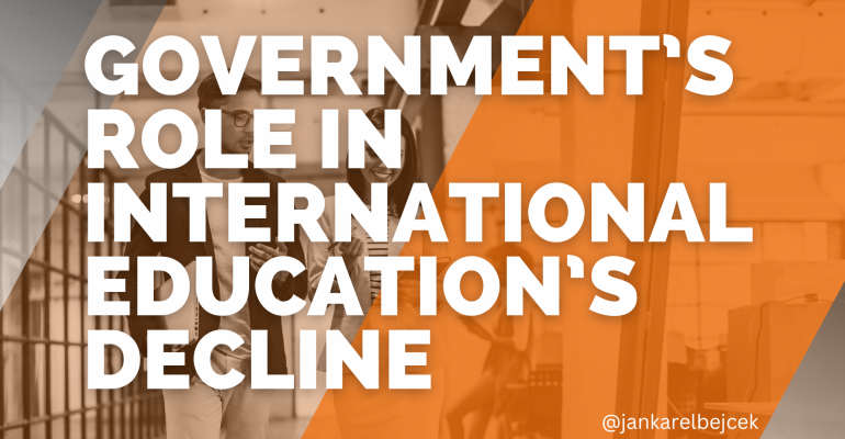 The government’s role in international education’s decline
