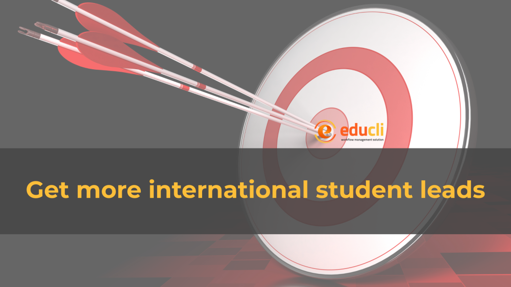 Get more international student leads
