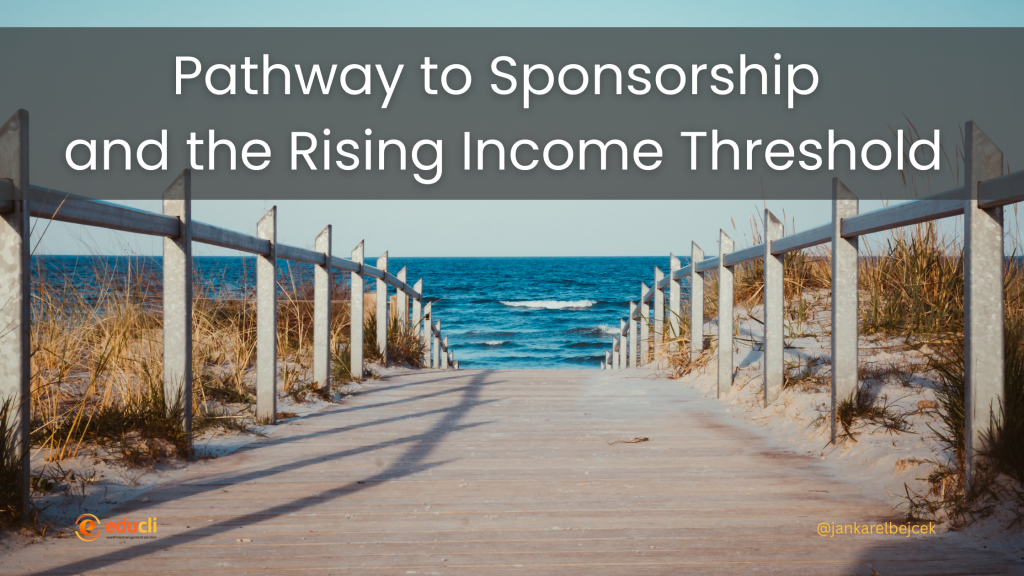 Pathway to Sponsorship and the Rising Income Threshold