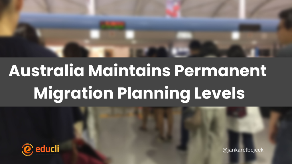 Australia Maintains Permanent Migration Planning Levels