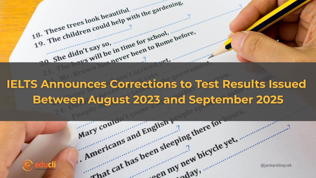 IELTS Announces Corrections to Test Results Issued Between August 2023 and September 2025