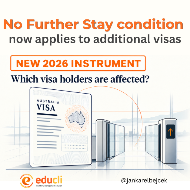 No Further Stay condition now applies to additional visas