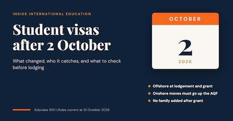 Student Visa Changes October 2026: Rules and Examples