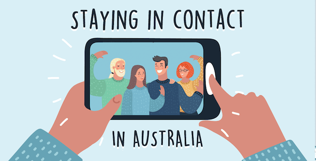 Staying in contact in Australia