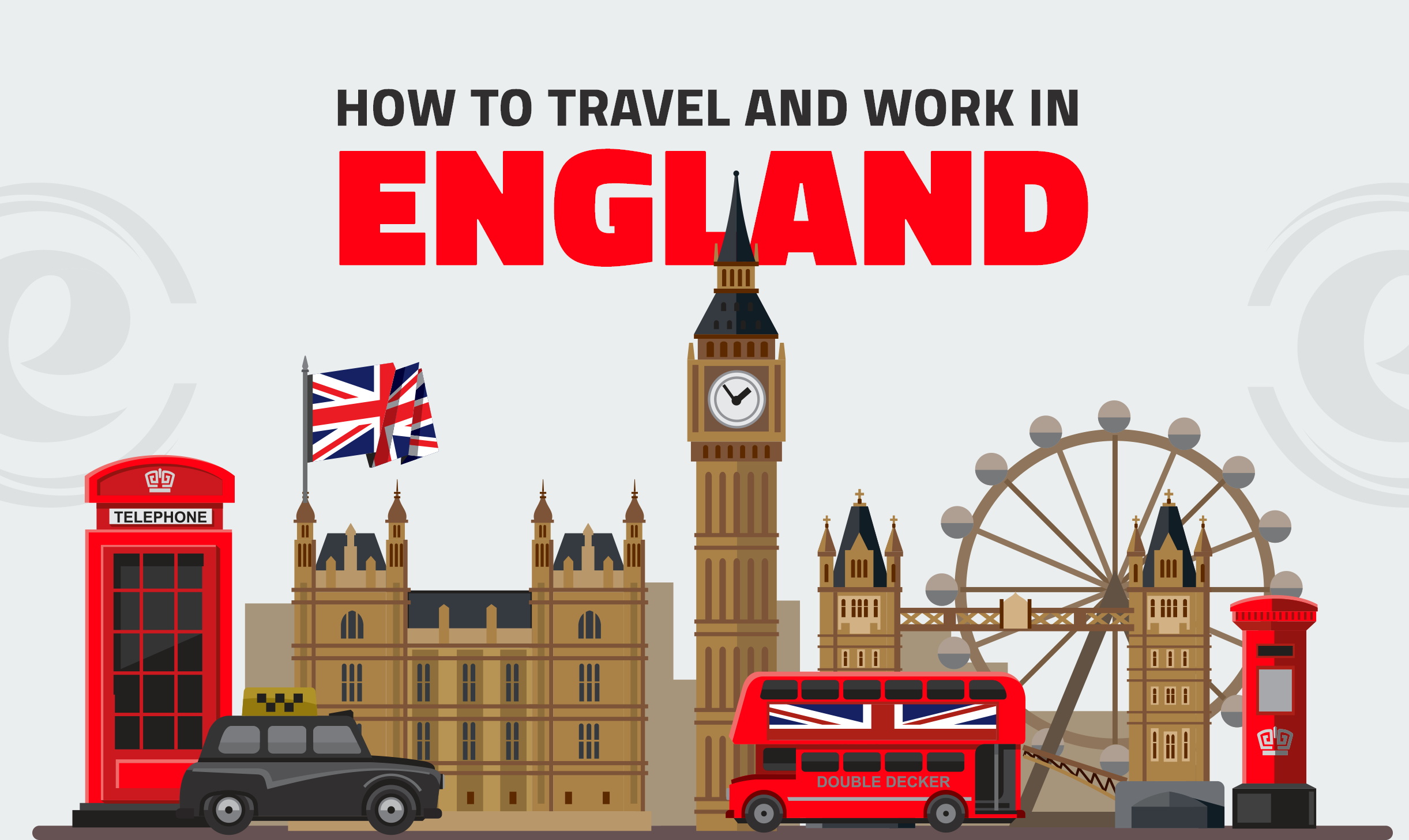 HOW TO TRAVEL AND WORK IN ENGLAND